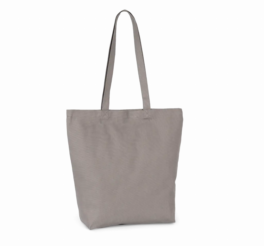Shopper van biologisch katoen, metal grey — productfoto 7
