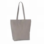 Shopper van biologisch katoen, metal grey — productfoto 7