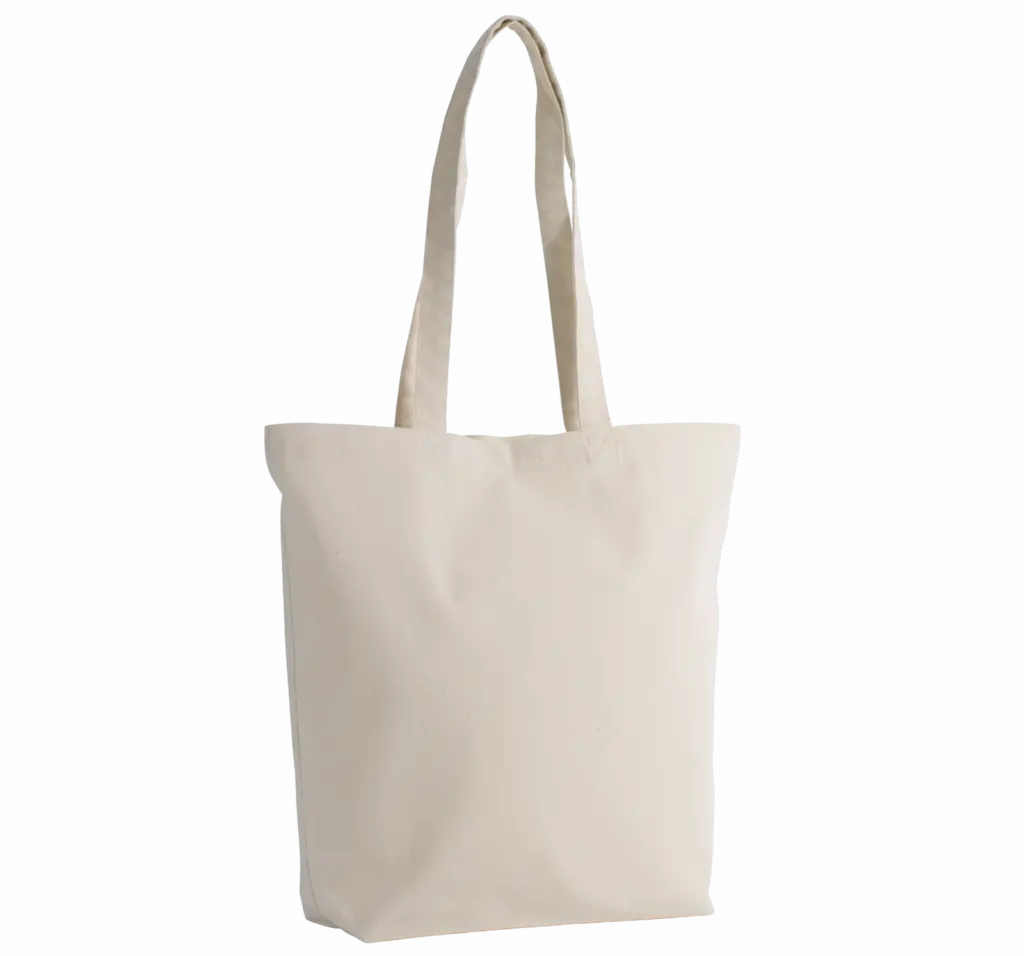 Shopper van biologisch katoen, natural — productfoto 5