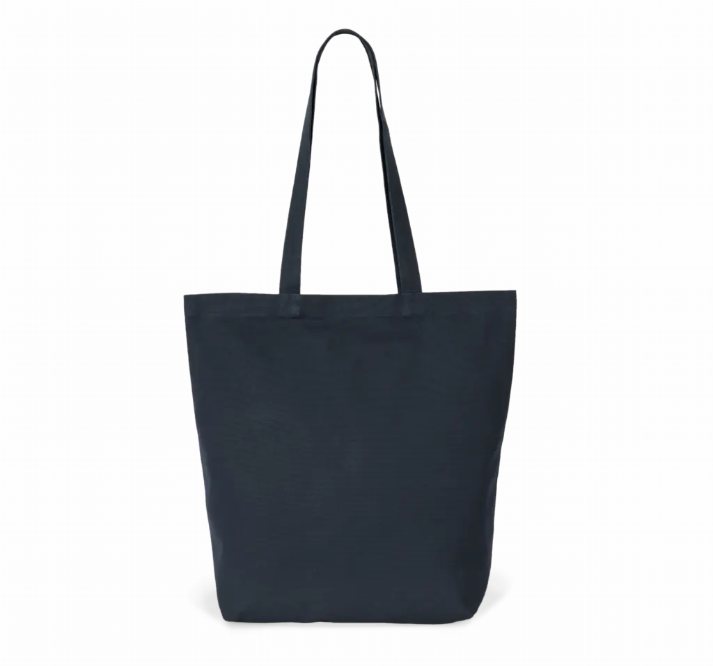 Shopper van biologisch katoen, navy blue — productfoto 6