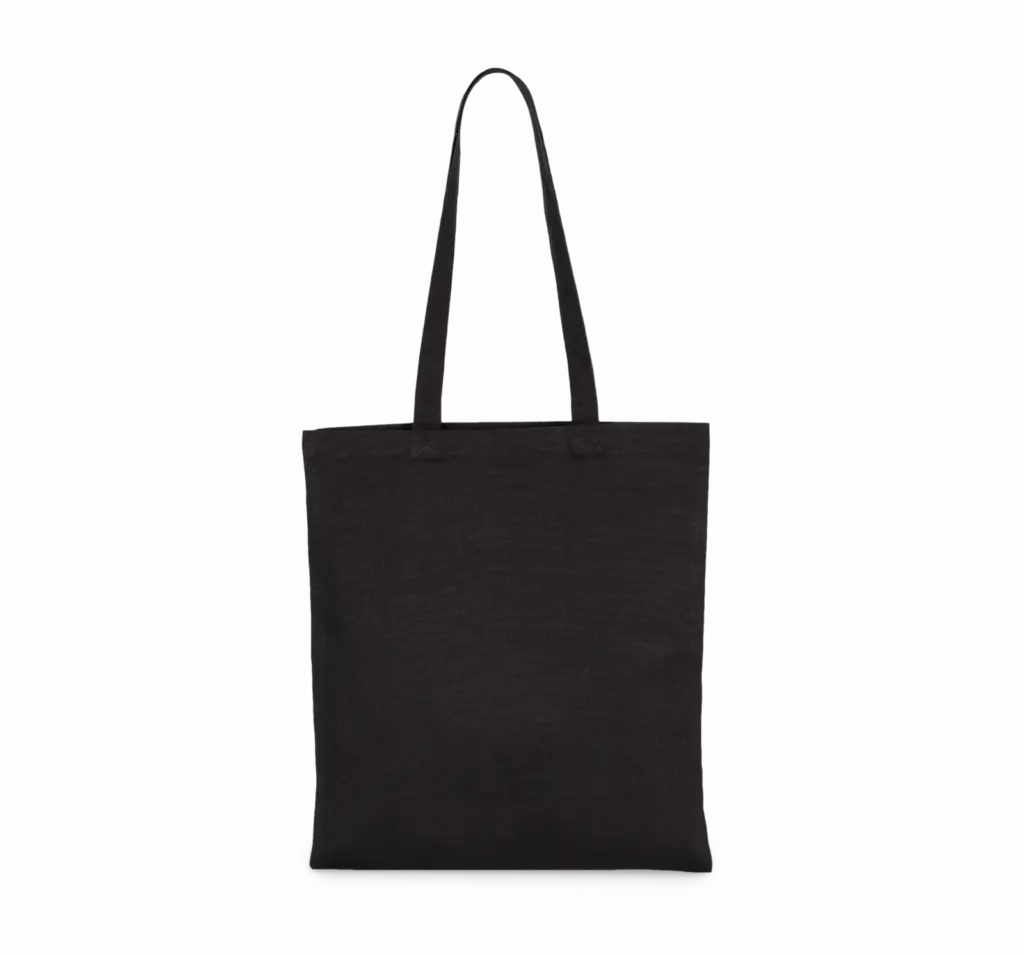 Klassieke shopper van biologisch katoen, black — productfoto 2