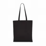 Klassieke shopper van biologisch katoen, black — productfoto 2