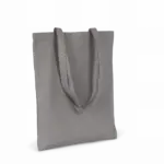 Klassieke shopper van biologisch katoen, metal grey — productfoto 4