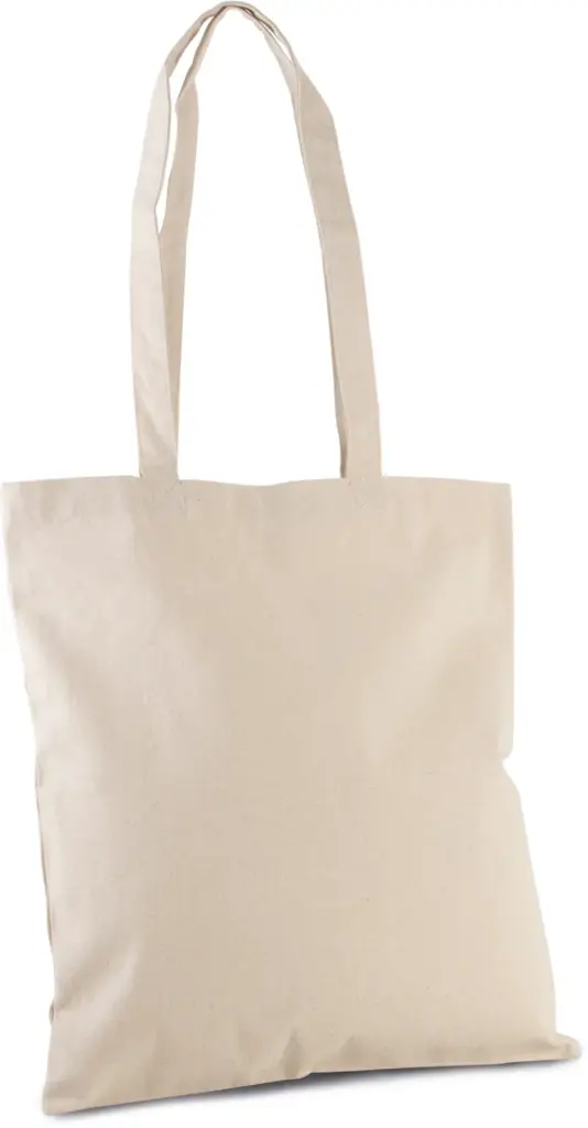 Klassieke shopper van biologisch katoen, natural — productfoto 5