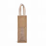 Flessentas van jute, natural / gold — productfoto 8