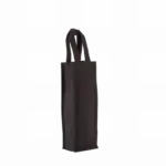 Flessentas van canvaskatoen, black — productfoto 2