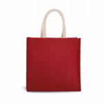 Jute-Shopper bedrucken KI0274 Groß Baumwollgriffe One-size — Produktfoto 11