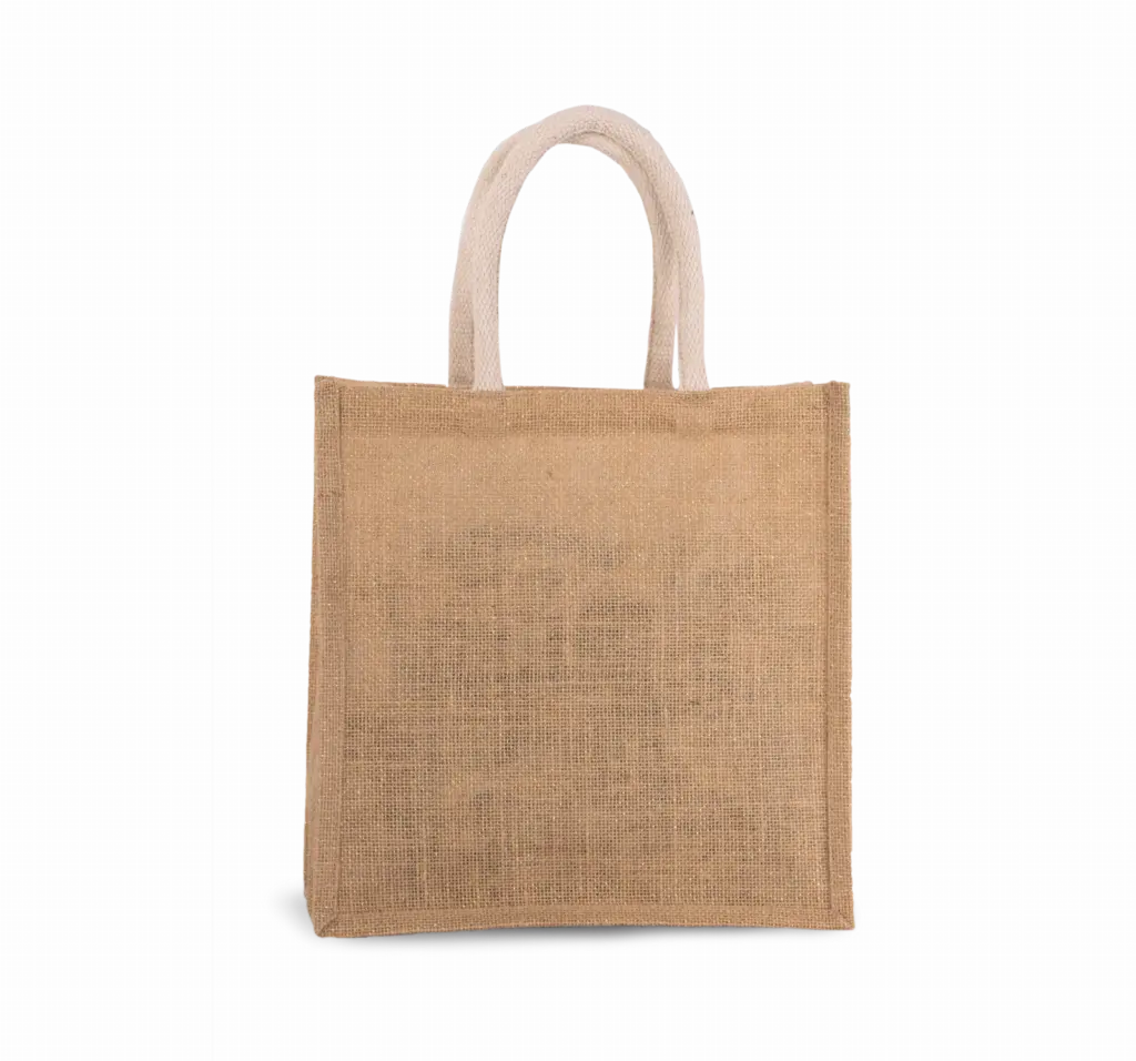 Jute-Shopper bedrucken KI0274 Groß Baumwollgriffe One-size — Produktfoto 14