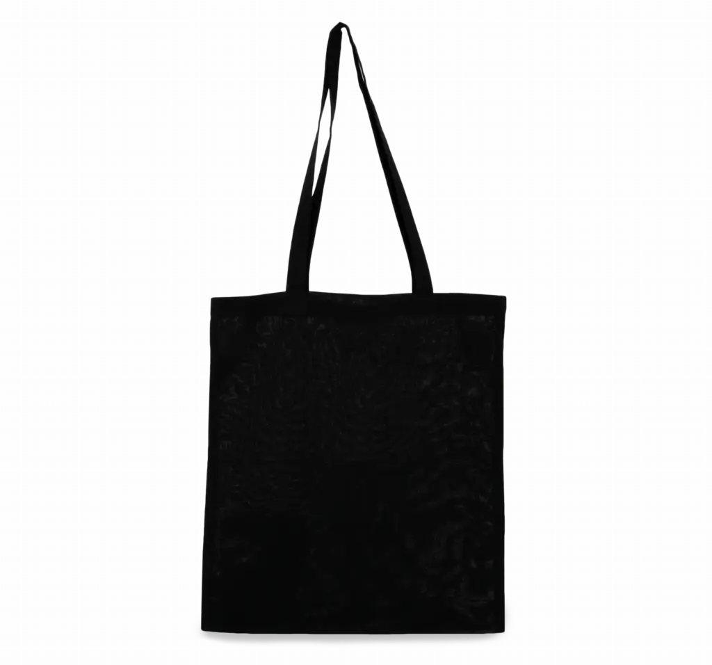 Shopper van biologisch katoen, black — productfoto 2