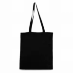 Shopper van biologisch katoen, black — productfoto 2
