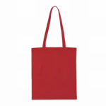 Shopper van biologisch katoen, hibiscus red — productfoto 4