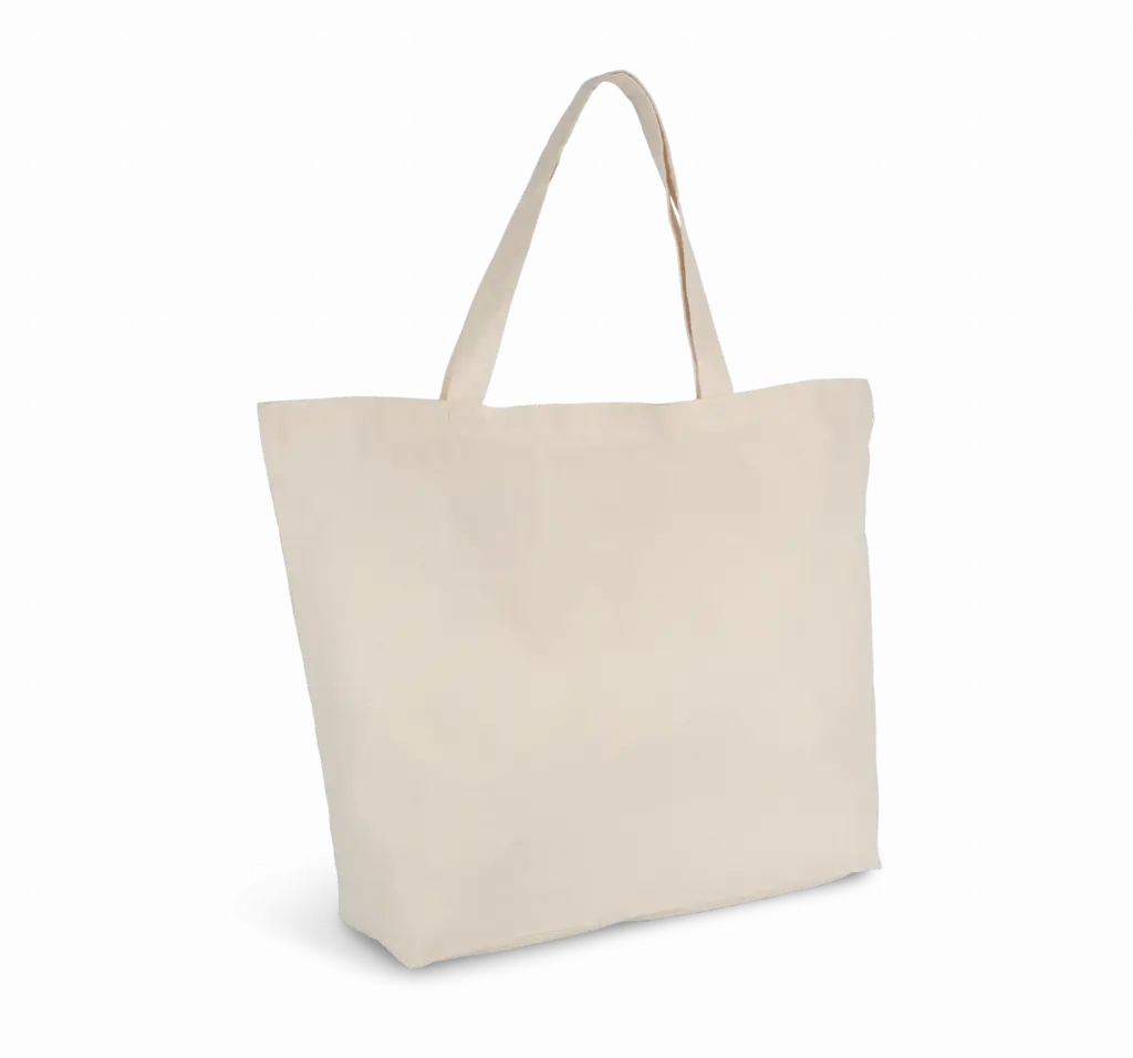 PS_KI0292-FS_NATURAL - Katoenendraagtassen Extra grote shopper van katoen, natural — productfoto 4