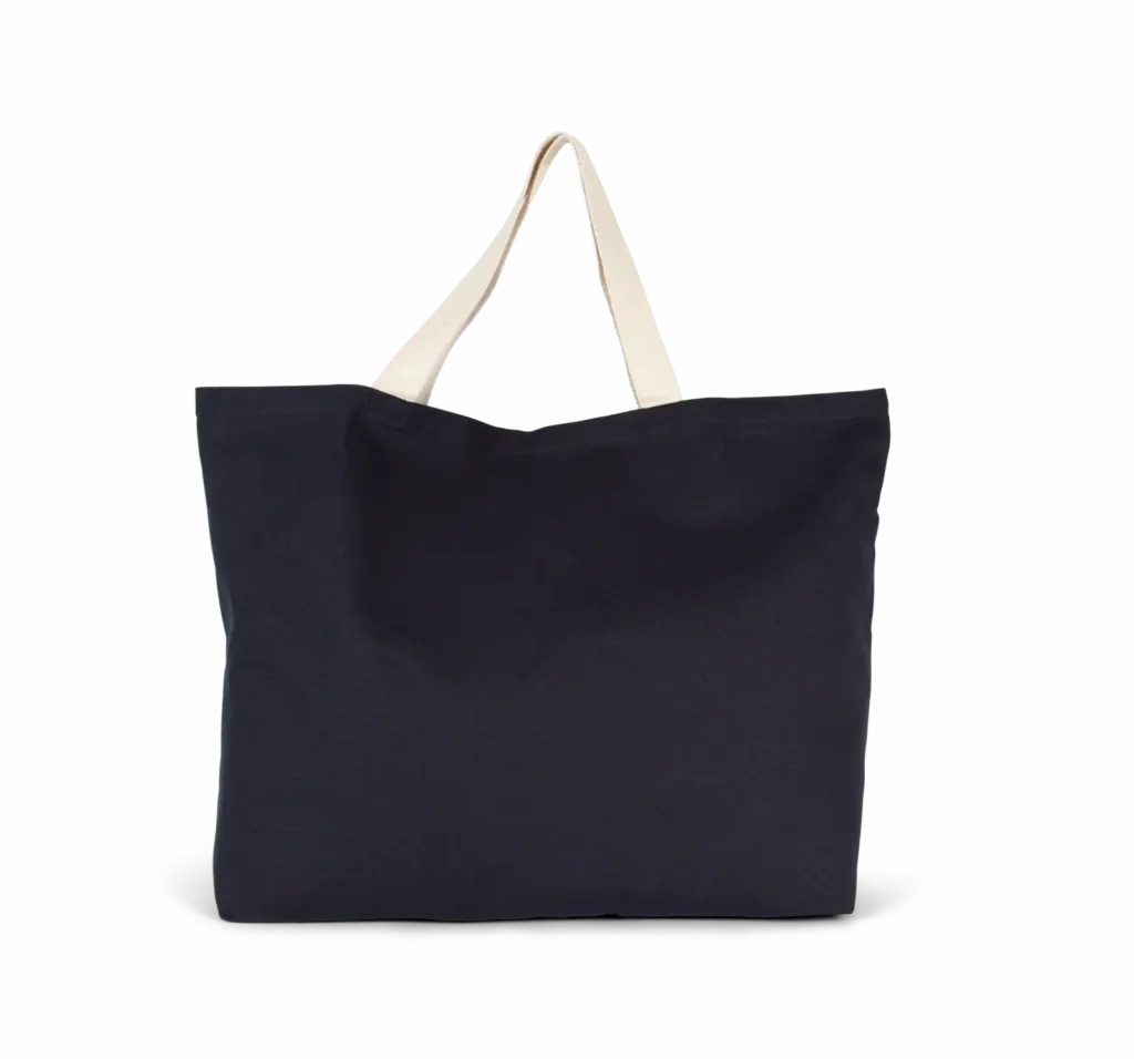 PS_KI0297_NAVY-NATURAL - Katoenendraagtassen XXL shopper, navy / natural — productfoto 4
