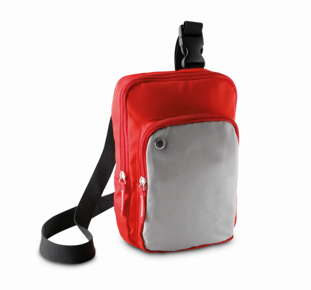 Schoudertasje, red / light grey — productfoto 3