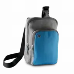 Schoudertasje, slate grey / aqua blue — productfoto 4