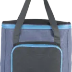 Koeltas met ritszak, light blue heather / dark grey — productfoto 6