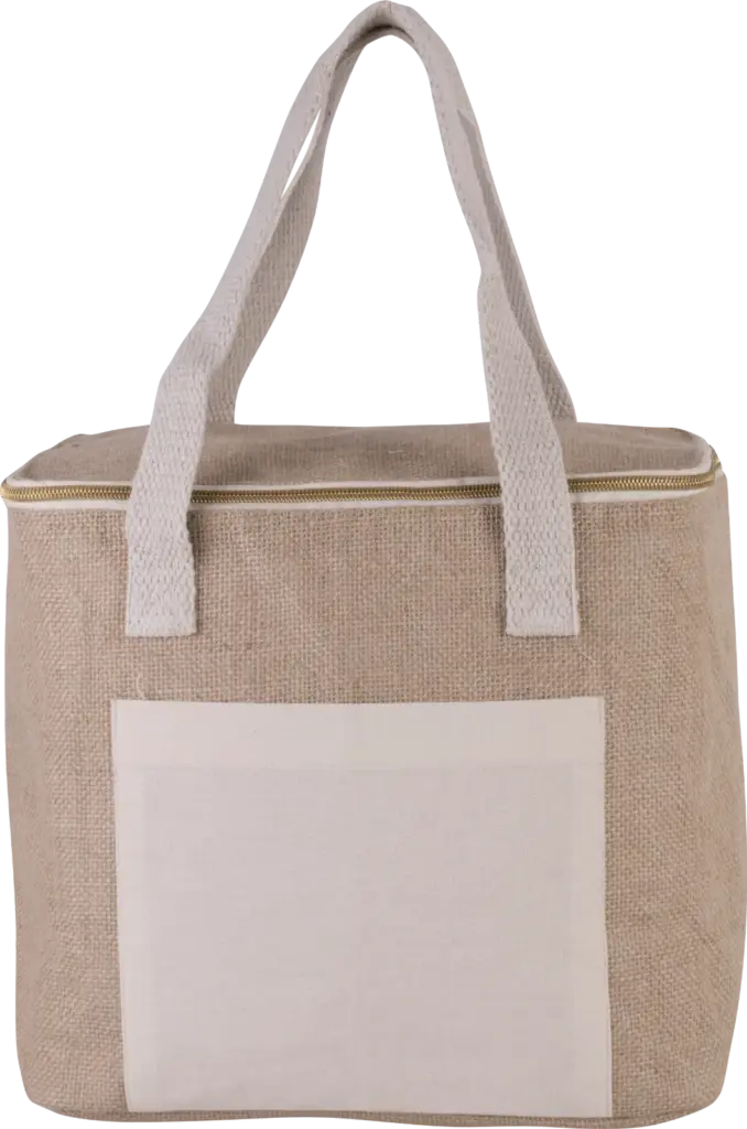 Jute Kühltasche bedrucken KI0353 isoliert mittel One-size — Produktfoto 5
