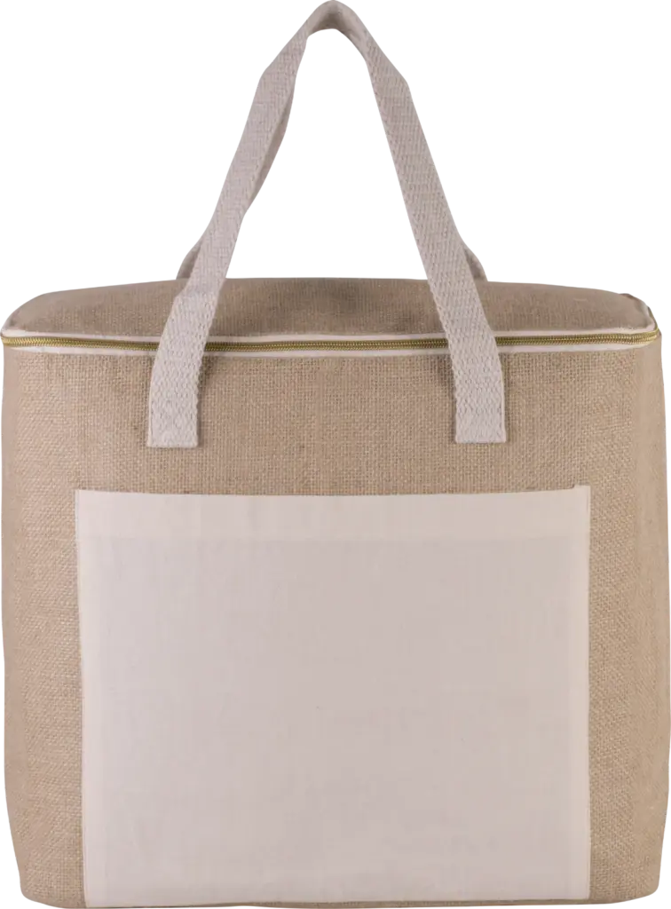 Koeltas van jute - groot model, natural — productfoto 5