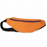 PS_KI0374_ORANGEZEST-PLUMPURPLE - Hidalgo-werbeartikel Gerecycleerd klassiek heuptasje, orange zest / plum purple — productfoto 11
