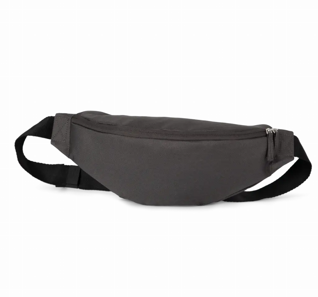 PS_KI0374_SOILGREY - Hidalgo-werbeartikel Gerecycleerd klassiek heuptasje, soil grey — productfoto 13