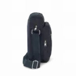 Katoenen handtas met schouderriem, navy — productfoto 3