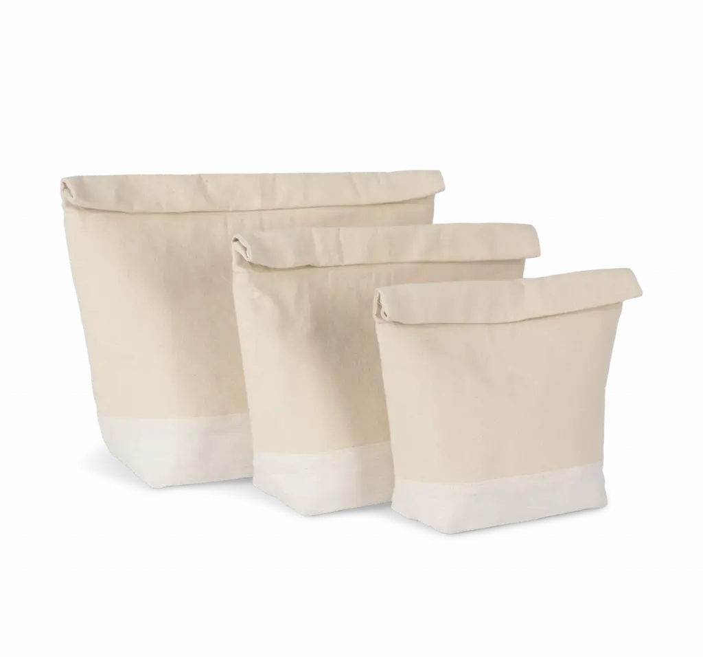 Koeltas met rolsluiting, natural white — productfoto 5