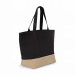 Gerecyclede koelshopper, black night / hemp — productfoto 2