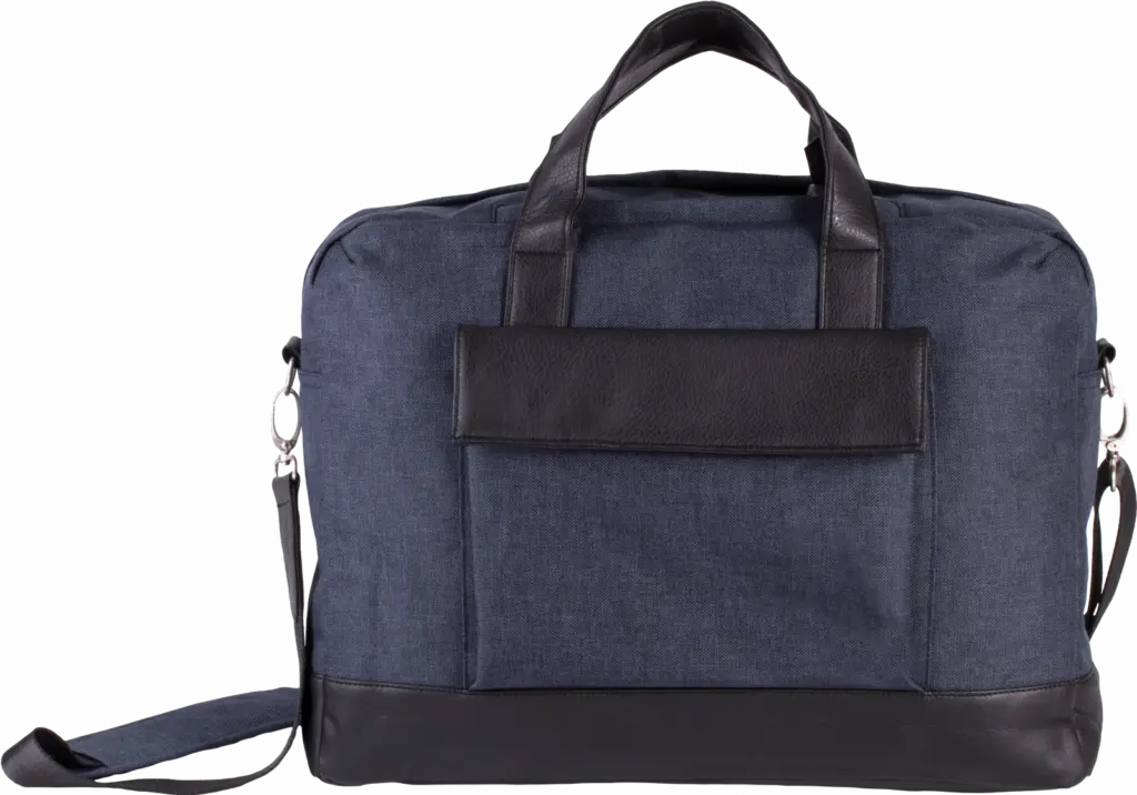 Laptoptas businessman, graphite blue heather — productfoto 2