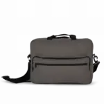 Gerecycleerde laptoptas, light titanium — productfoto 5