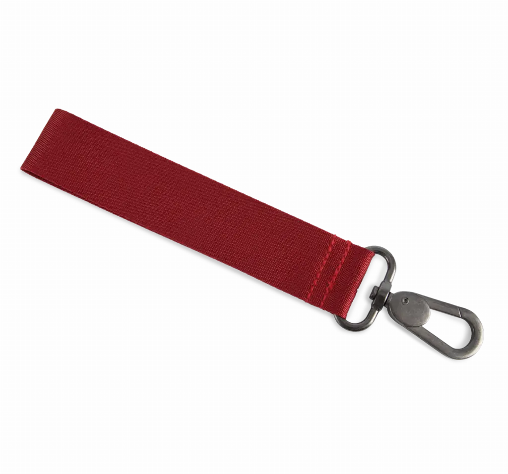 Personalisatie lint met haakje, deep red — productfoto 6