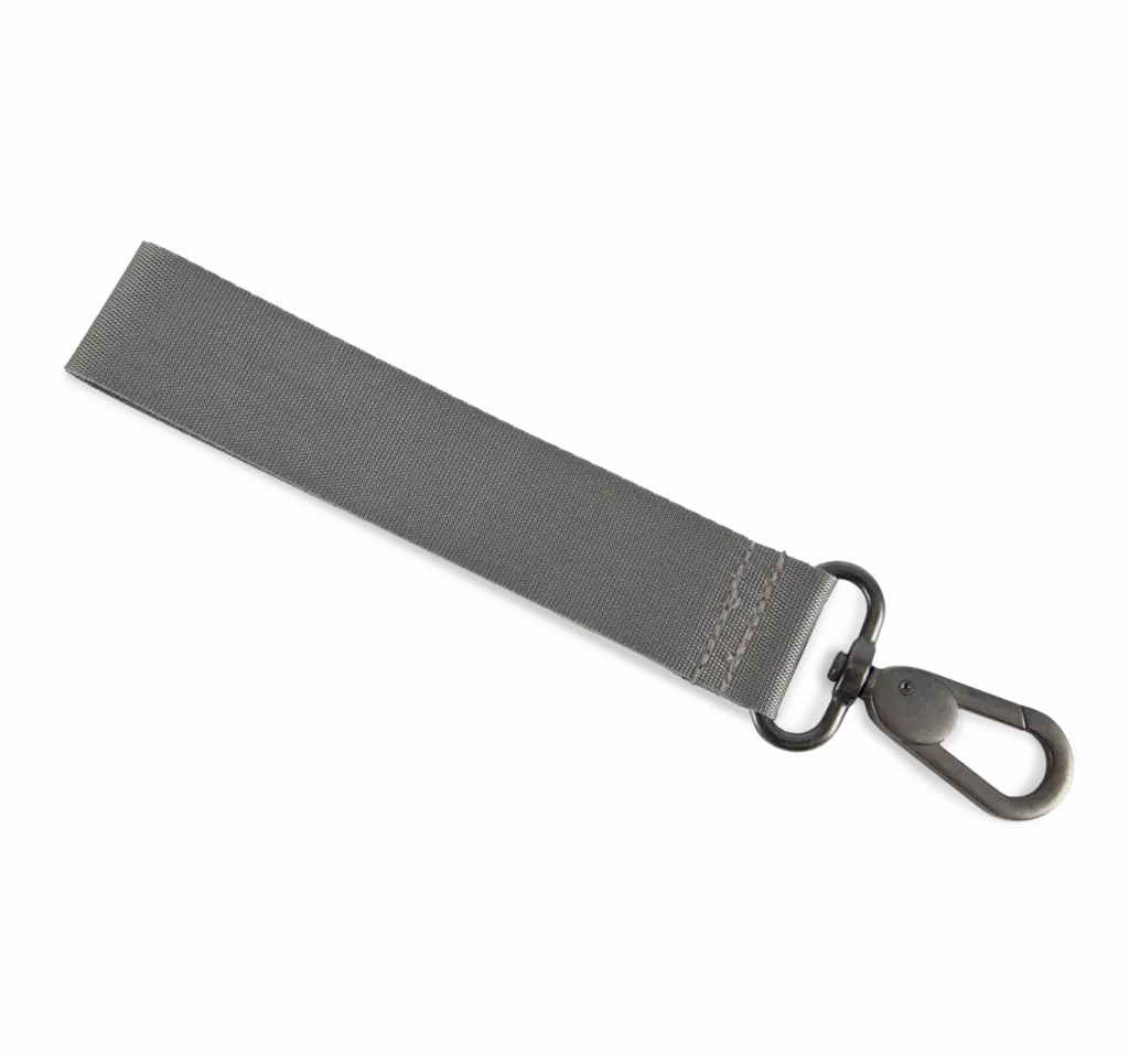 Personalisatie lint met haakje, goose grey — productfoto 7