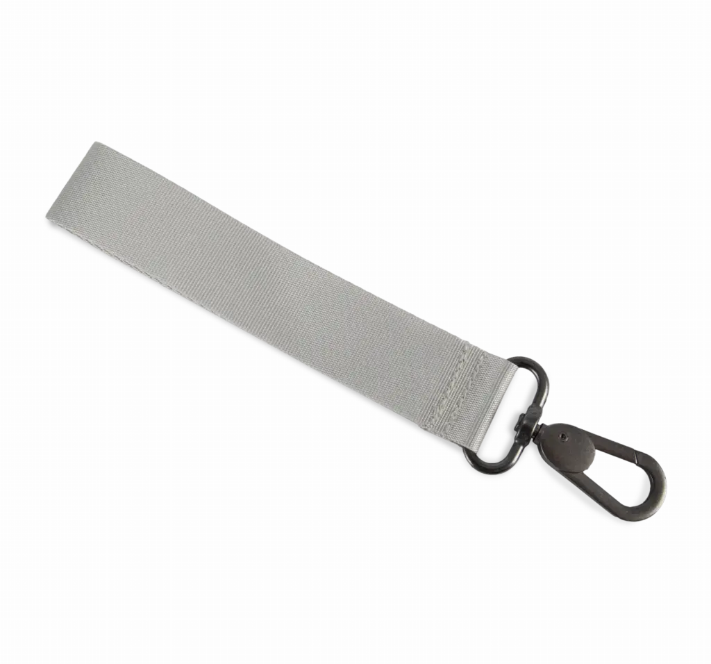 Personalisatie lint met haakje, ice grey — productfoto 8