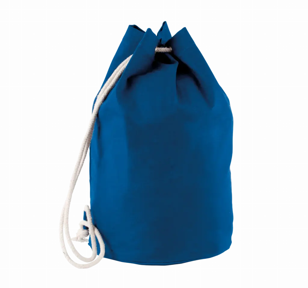 Katoenen tas met koord in marinestijl, royal blue — productfoto 6