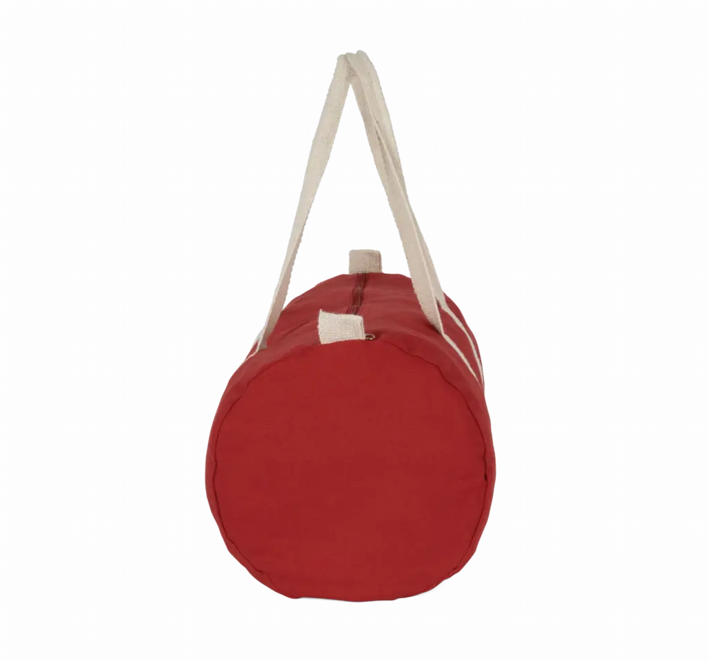 Reistas van katoencanvas, arandano red / natural — productfoto 5