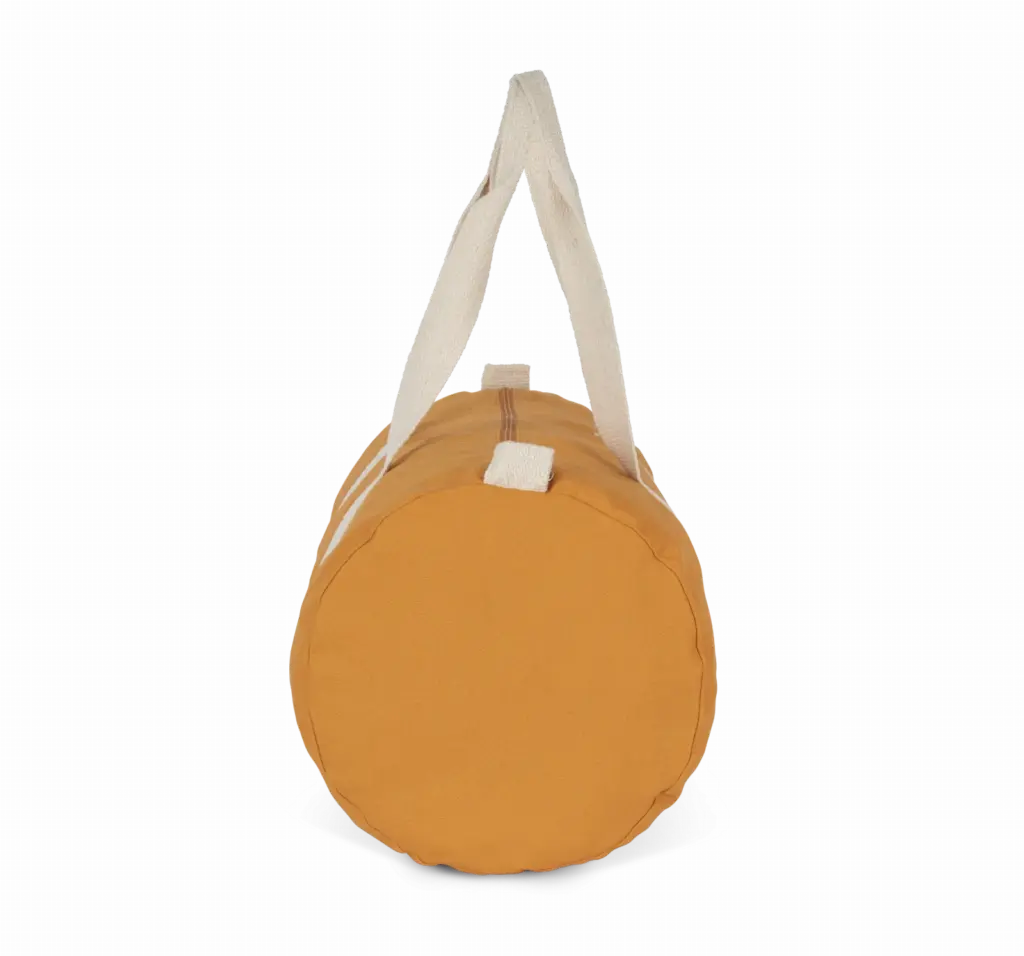Reistas van katoencanvas, cumin yellow / natural — productfoto 7