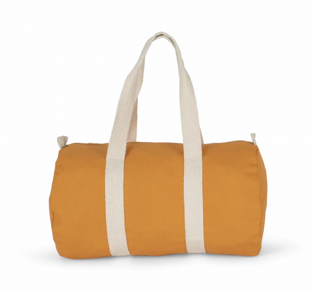 Reistas van katoencanvas, cumin yellow / natural — productfoto 14