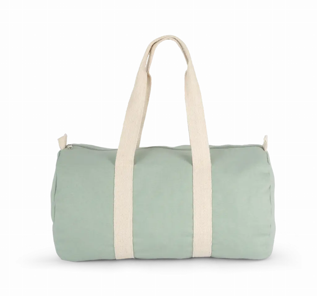 Reistas van katoencanvas, sage / natural — productfoto 17