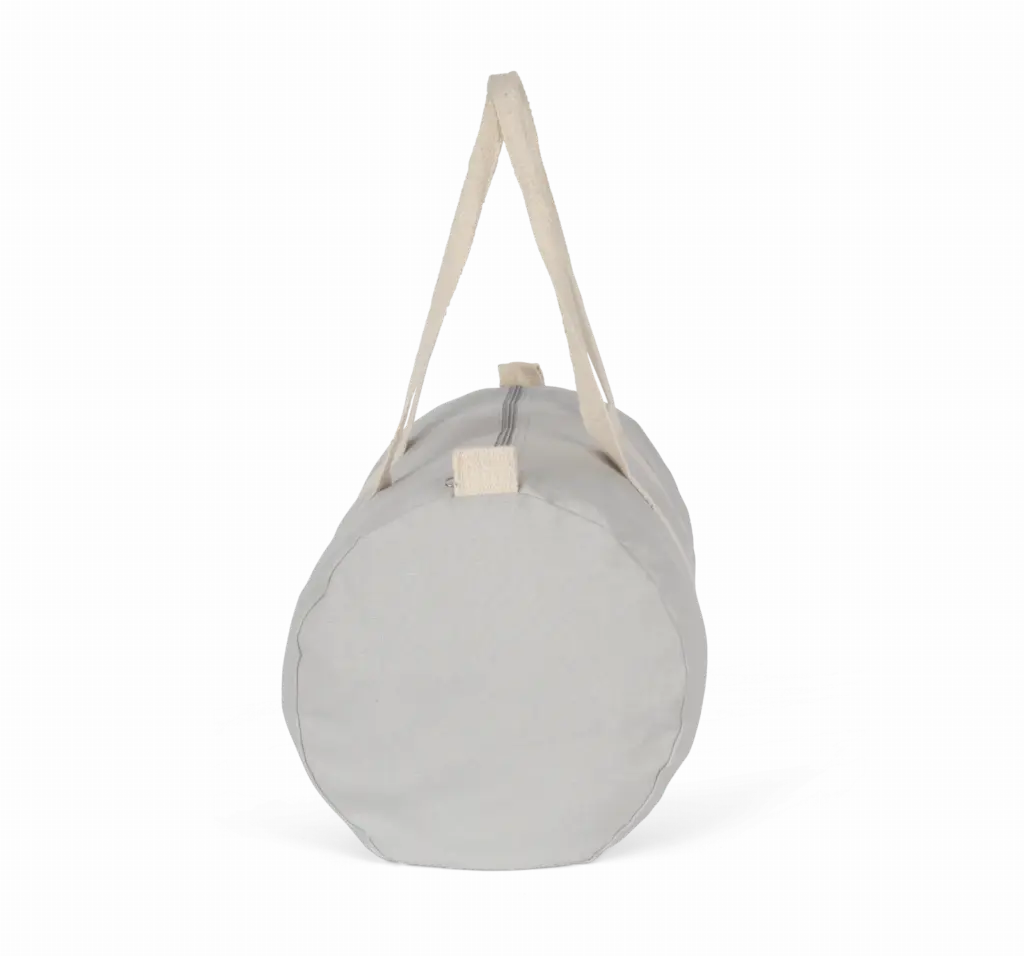 Reistas van katoencanvas, snow grey / natural — productfoto 14