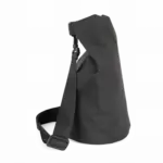 Waterdichte tas met roll-top 5 L, black — productfoto 5