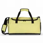Essentiële, gerecycleerde sporttas, lemon yellow — productfoto 6