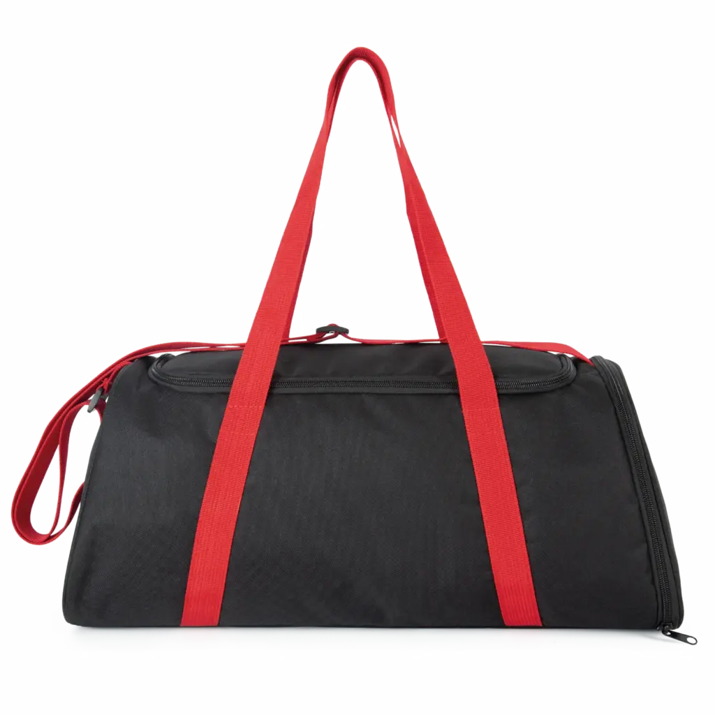 Sporttas met schoenenvak, black / red — productfoto 7