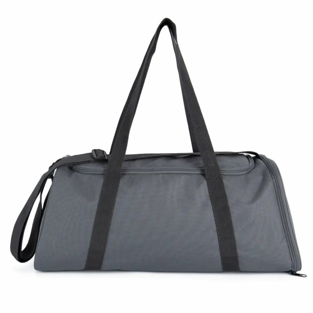 Sporttas met schoenenvak, full grey / dark grey — productfoto 9