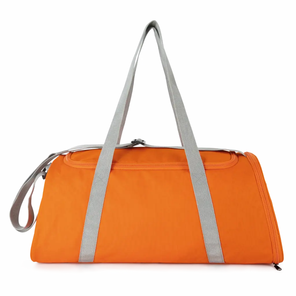 Sporttas met schoenenvak, orange / fine grey — productfoto 11