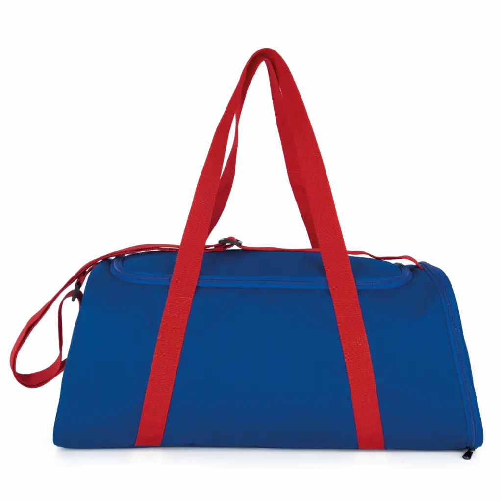 Sporttas met schoenenvak, royal blue / red — productfoto 13