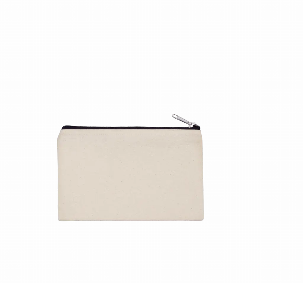 PS_KI0720_NATURAL-BLACK - Hidalgo Etui van canvaskatoen - klein model, natural / black — productfoto 4