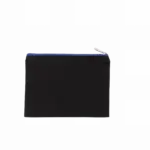 Etui van canvaskatoen - middelgroot model, black / royal blue — productfoto 3