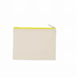 PS_KI0721_NATURAL-FLUORESCENTYELLOW - Hidalgo-werbeartikel Etui van canvaskatoen - middelgroot model, natural / fluorescent yellow — productfoto 7