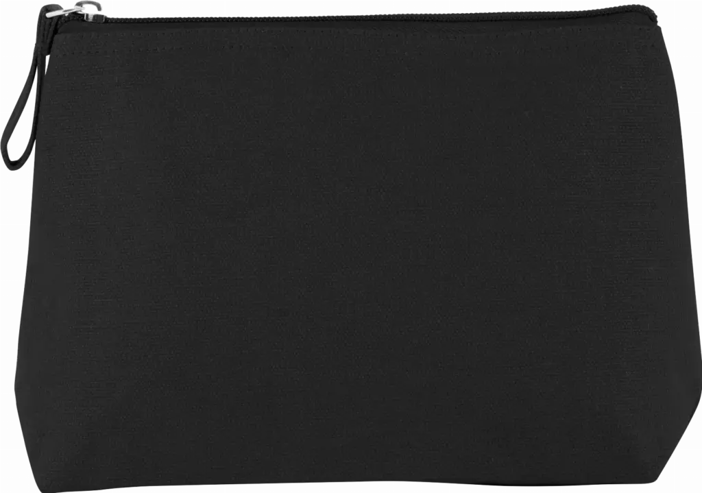 Toilettas van canvaskatoen, black — productfoto 4