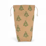 Fleshouder met kerstmotieven, natural / dark green — productfoto 4