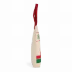 Shopper met kerstmotieven, natural — productfoto 3